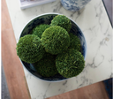 Set de 3 esferas decorativas verdes