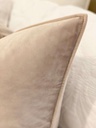 Cojín Euro Velvet con orilla