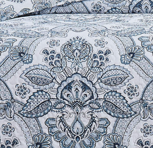 Quilt Set Azul Estampado