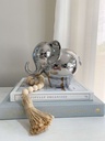 Elefante de Ceramica Plateado