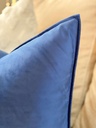 Forro Cojín Velvet Azul