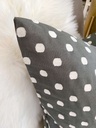 Cojín Polka Dot gris