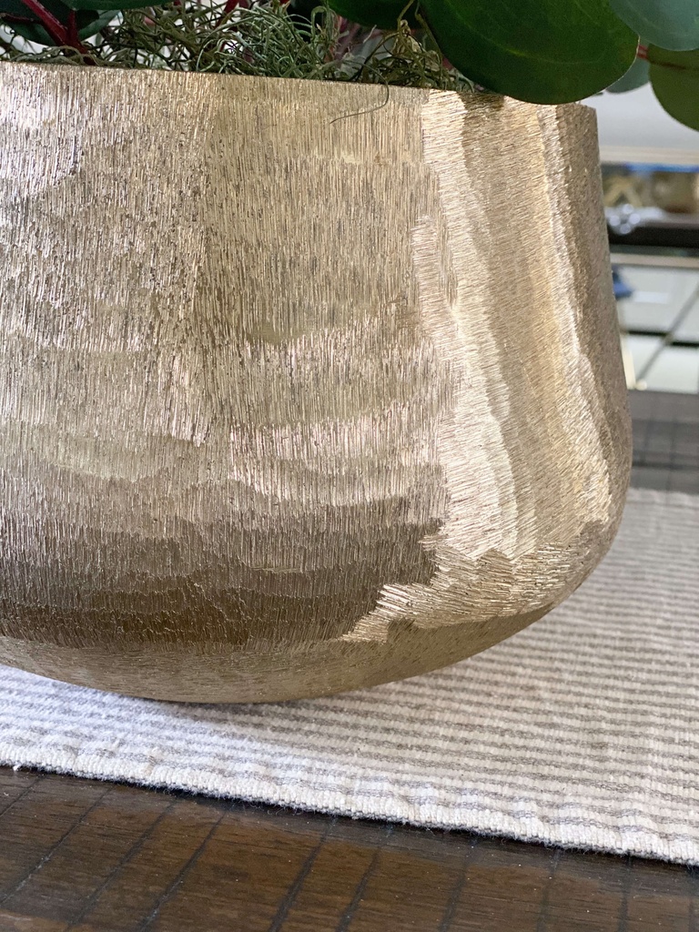 Base de aluminio dorada (2 tamaños)