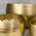 Bowls martillados dorados