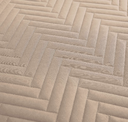 Quilt set Chevron Cappuccino