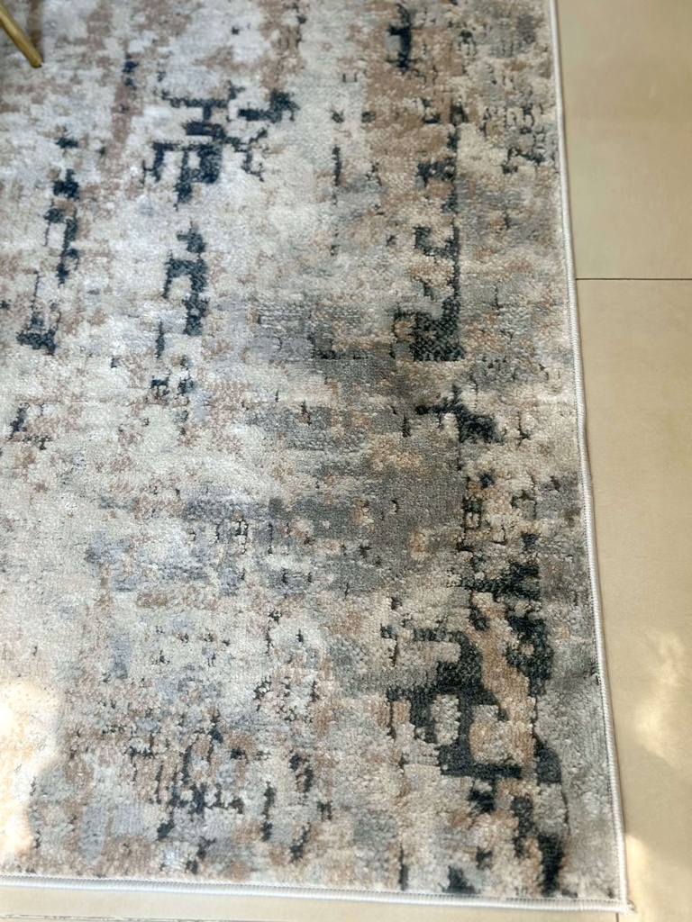 Alfombra abstracta Taupe Quarry