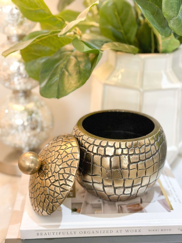 Jar dorado con Textura