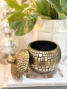 Jar dorado con Textura