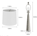 Lampara Moderna de Mercury Glass