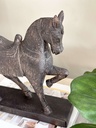 Escultura de Caballo Cafe