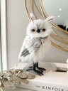Set de 2 Buhos Gris y Blanco