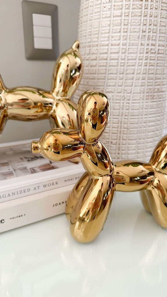 Balloon dog dorados (2 tamaños)