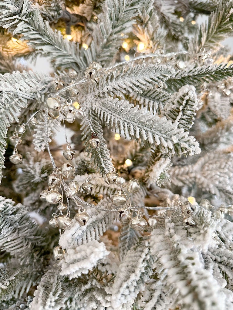 Guirnalda gingle bells plateada