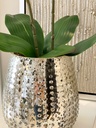 Arreglo de Peonies en base de mercury glass
