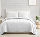 Quilt set Chevron blanco