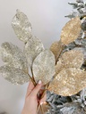 Rama hoja de magnolia con mostacilla (2 Colores)