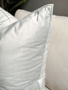 Cojin Euro Velvet Gris Palido