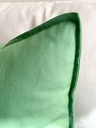 Forro de Cojin Verde Algodon