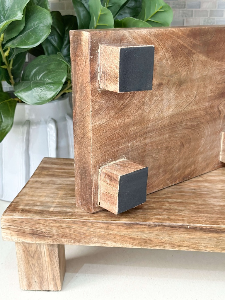 Tabla de madera con patitas cuadradas (Dos tamaños)