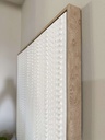 Cuadro blanco con textura moderna