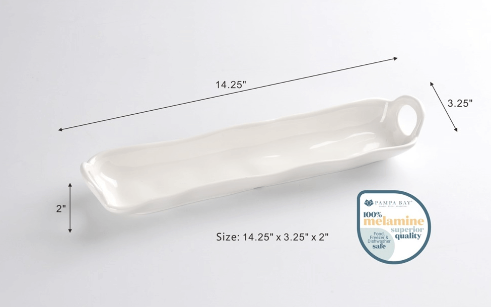 Cracker tray blanco