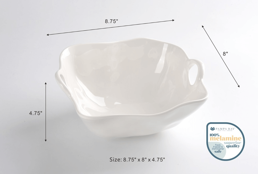 Bowl blanco de Melanina (3 Tamaños)