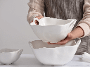 Bowl blanco de Melanina (3 Tamaños)