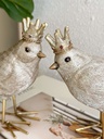 Pajaro champagne con corona