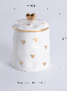 Sugar pot con corazon