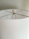 Lampara de ceramica crema