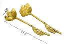 Set de 2 utensilios para servir dorado