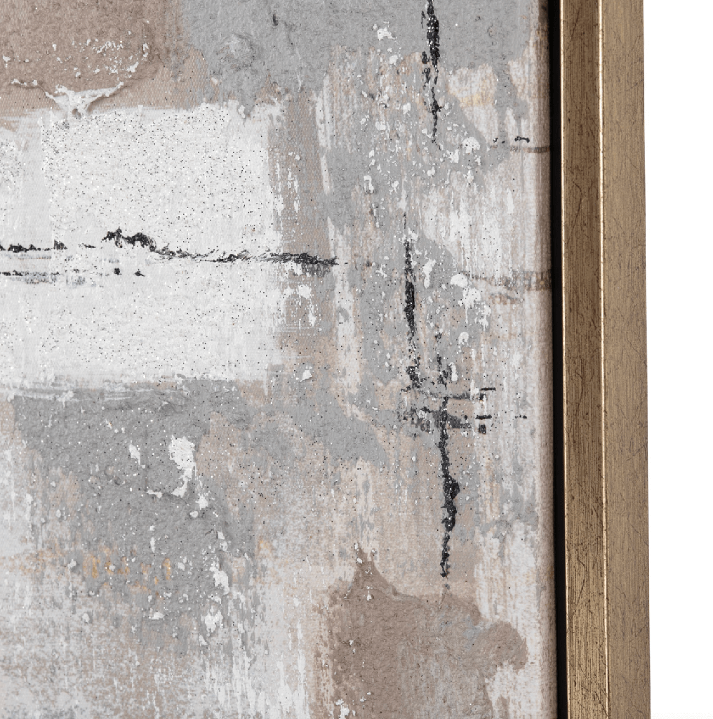 Set de 2 cuadros abstractos gris