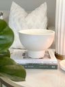 Footed bowl blanco pequeño