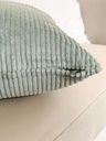 Forro de cojin corduroy verde
