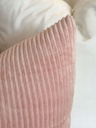 Forro de cojin corduroy rosado