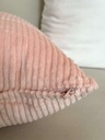 Forro de cojin corduroy rosado
