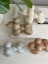 Mini balloon dog escarchado (4 Colores)