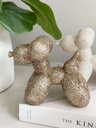 Mini balloon dog escarchado (4 Colores)