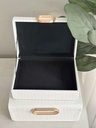 Set de 2 cajas decorativas blancas