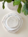Plato irregular de mármol