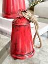 Set de 3 campanas rojas