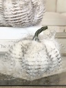 Pumpkin faux fur con lineas