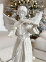Angel blanco con instrumento