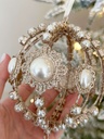 Esfera filigrama de perlas mediana