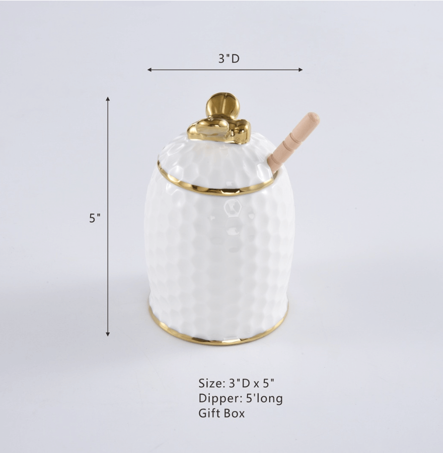 Honey Jar de porcelana