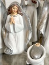 Nacimiento lamina de plata 6 piezas
