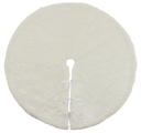 Falda de arbol blanca faux fur