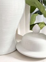 Ginger jar ribbed