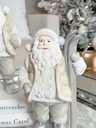 Santa con tabla de ski