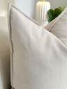 forro de cojin euro crema